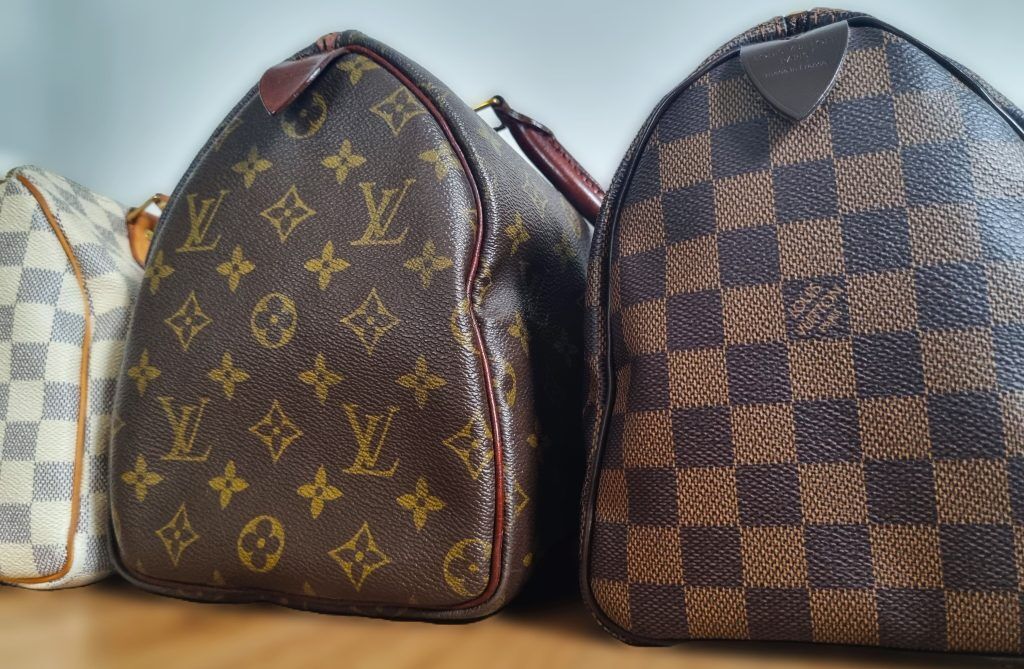 Louis Vuitton Canvas Monogram Damier Azur Damier Ebene