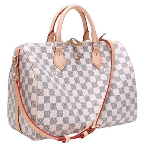 Louis Vuitton Sppedy 25 Damier Azur Bandoliere