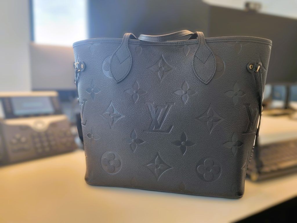 Louis Vuitton Neverfull Empreinte Leder schwarz