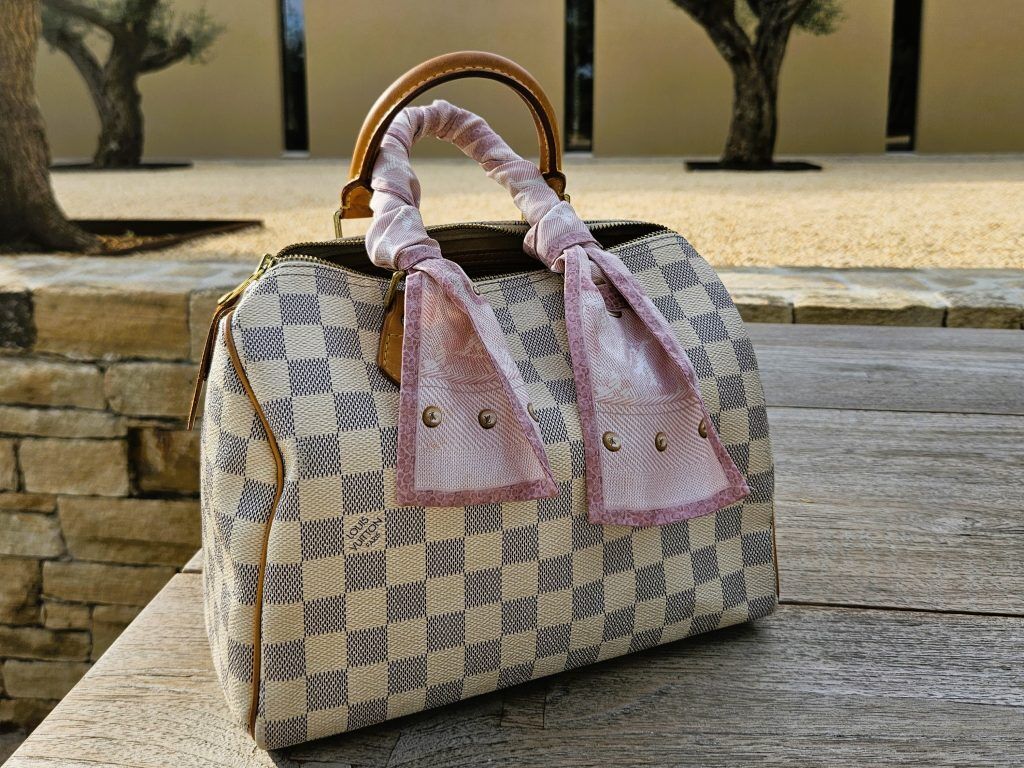 Louis Vuitton Bandeau binden an einer Speedy 25