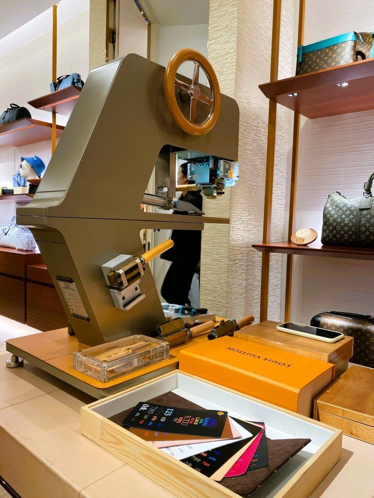 Louis Vuitton Hotstamp Maschine